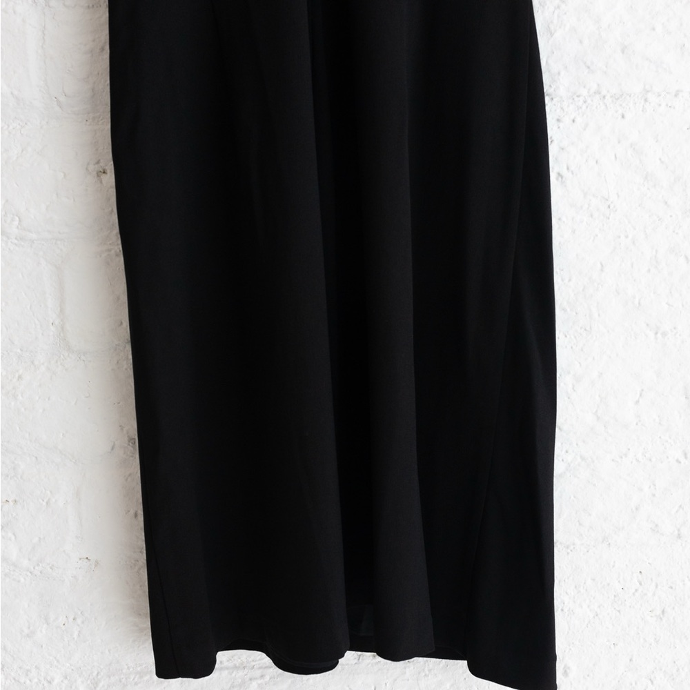 Banana Republic Black Pleated Fitted Dress - Size 12 - Picture 7 of 7